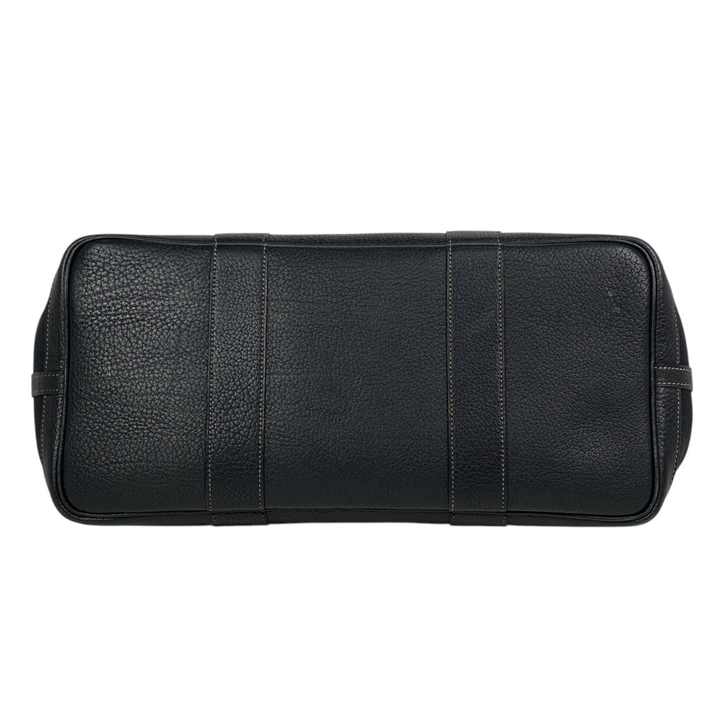 エルメス ガーデンパーティ PM ハンドバッグ トートバッグ トワルオフィシエ ブラック □I レディース 【中古】brbag