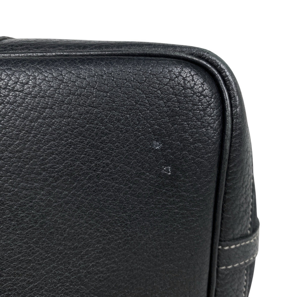 エルメス ガーデンパーティ PM ハンドバッグ トートバッグ トワルオフィシエ ブラック □I レディース 【中古】brbag