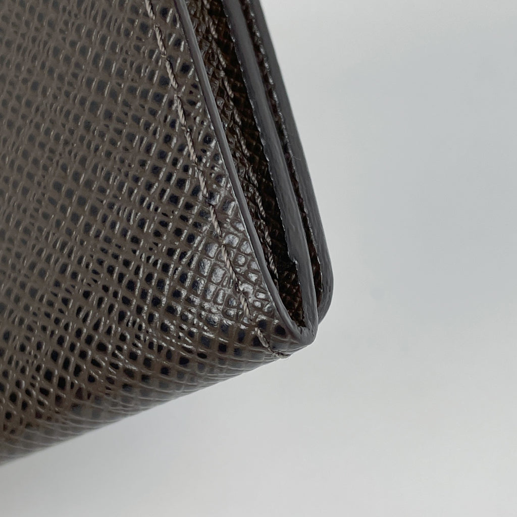 ルイ・ヴィトン アンヴェロップ カルト ドゥ ヴィジット カード入れ 名刺入れ カードケース タイガ ブラウン M30928 メンズ 【中古】brbag