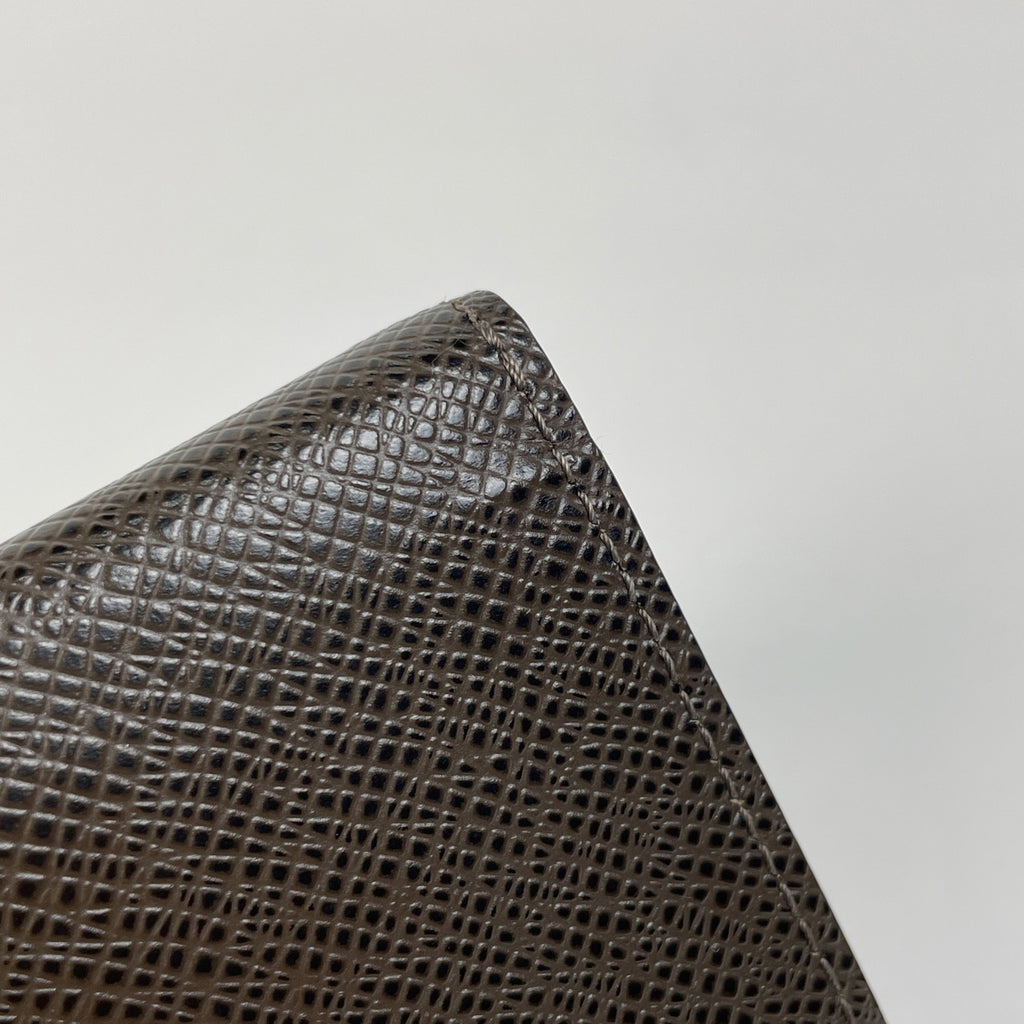 ルイ・ヴィトン アンヴェロップ カルト ドゥ ヴィジット カード入れ 名刺入れ カードケース タイガ ブラウン M30928 メンズ 【中古】brbag