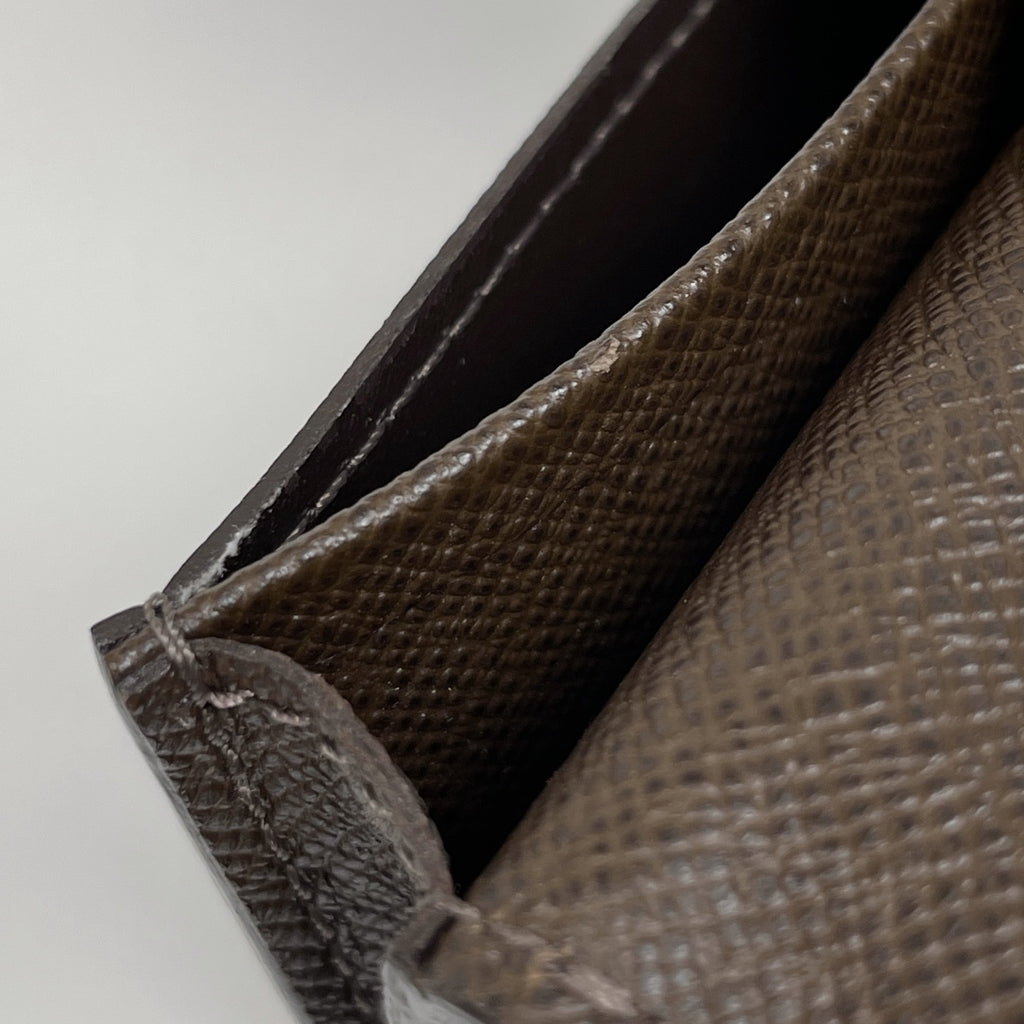 ルイ・ヴィトン アンヴェロップ カルト ドゥ ヴィジット カード入れ 名刺入れ カードケース タイガ ブラウン M30928 メンズ 【中古】brbag