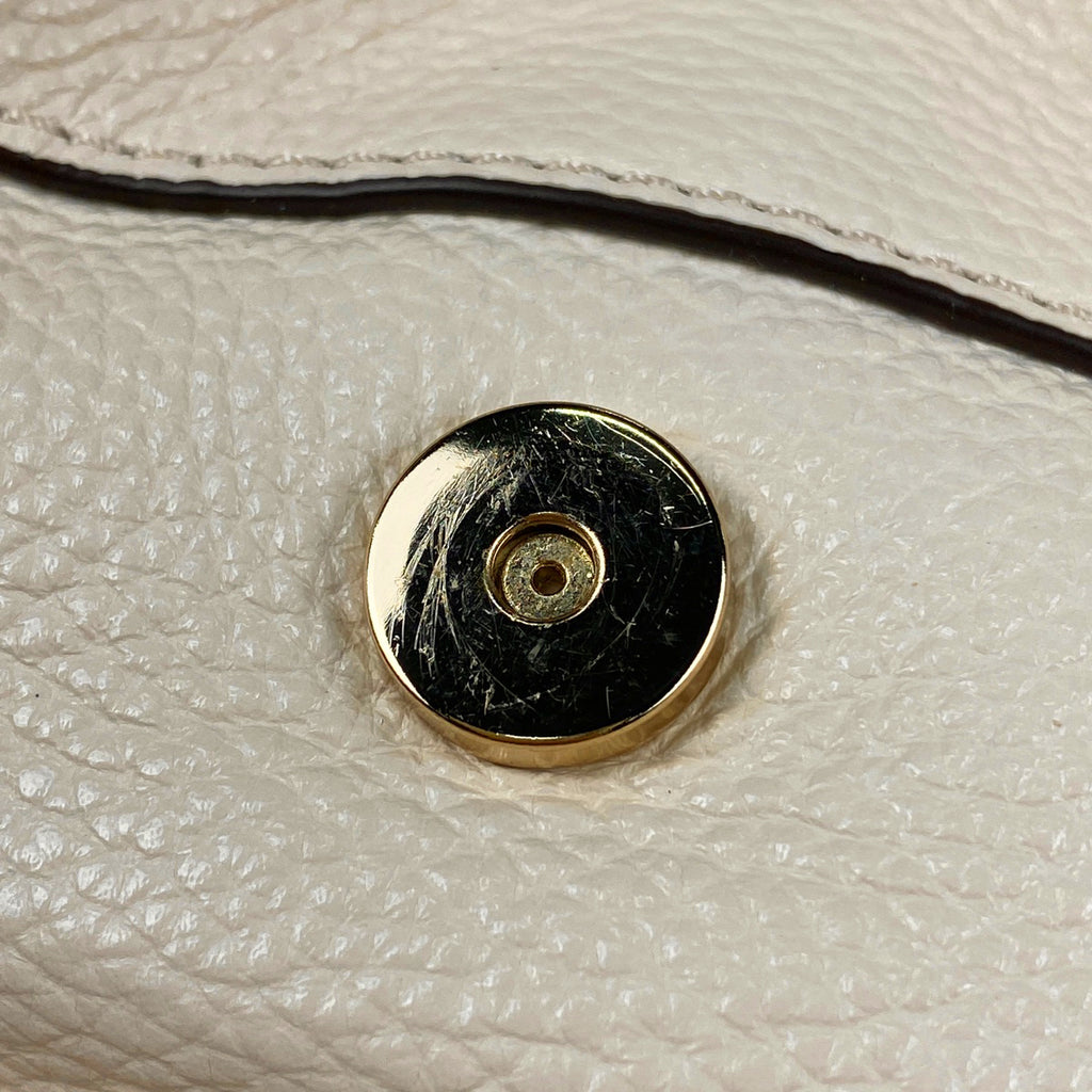 コーチ ロゴ リュックサック バッグパック デイパック リュック レザー ホワイト F37621 レディース 【中古】brbag