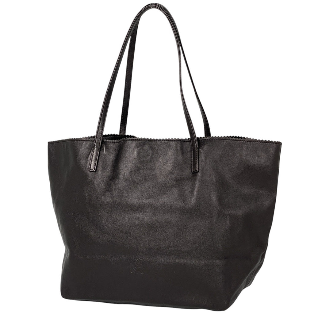 ロエベ アナグラム トートバッグ ハンドバッグ トートバッグ レザー ブラウン レディース 【中古】brbag