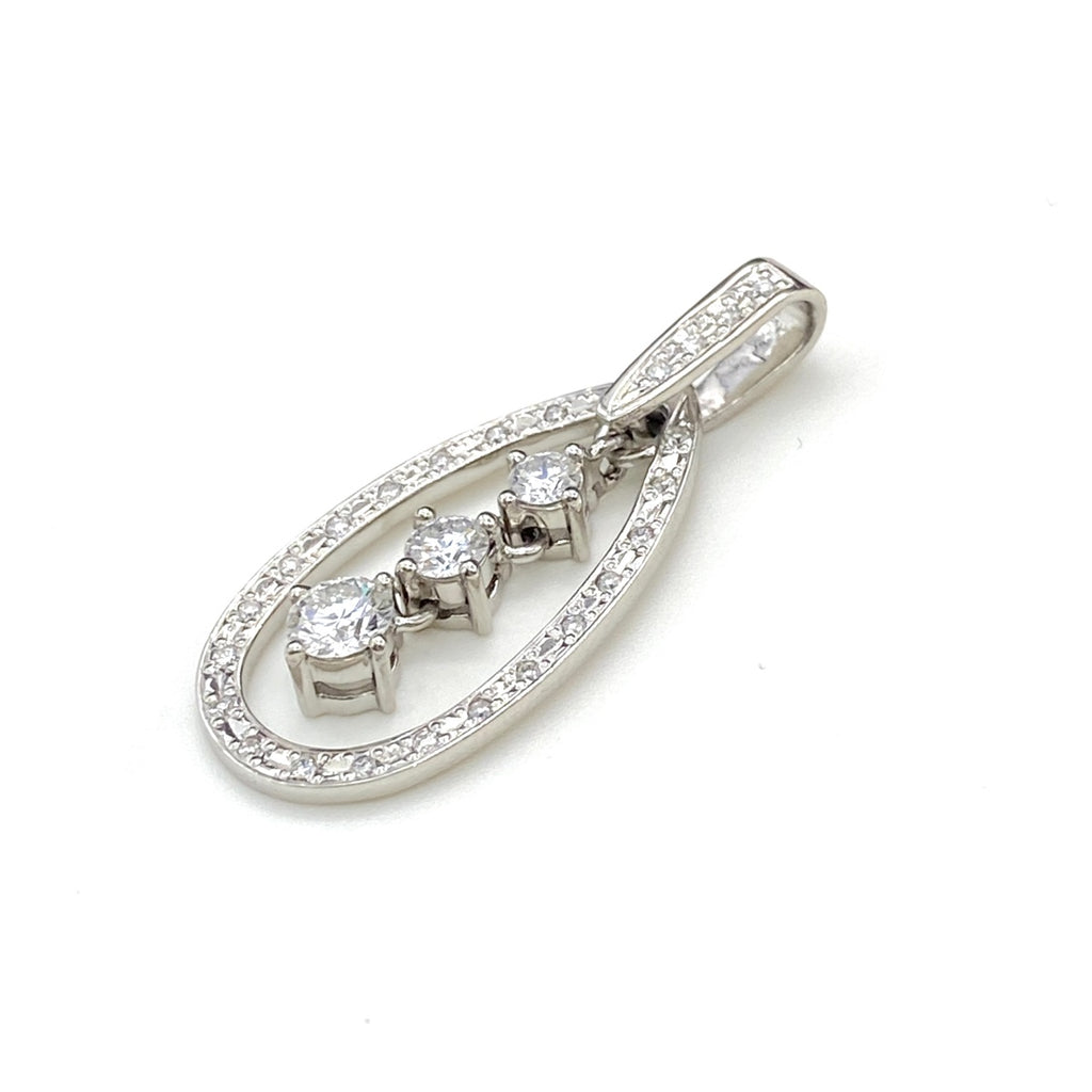 メレダイヤ デザインペンダントトップ プラチナ ペンダントトップ Pt900 ダイヤモンド レディース 【中古】nbjwl