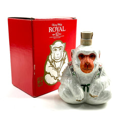 【東京都内限定お届け】 サントリー SUNTORY ローヤル 12年 干支ボトル 申 2004年 陶器 600ml 国産ウイスキー 【古酒】liqbb