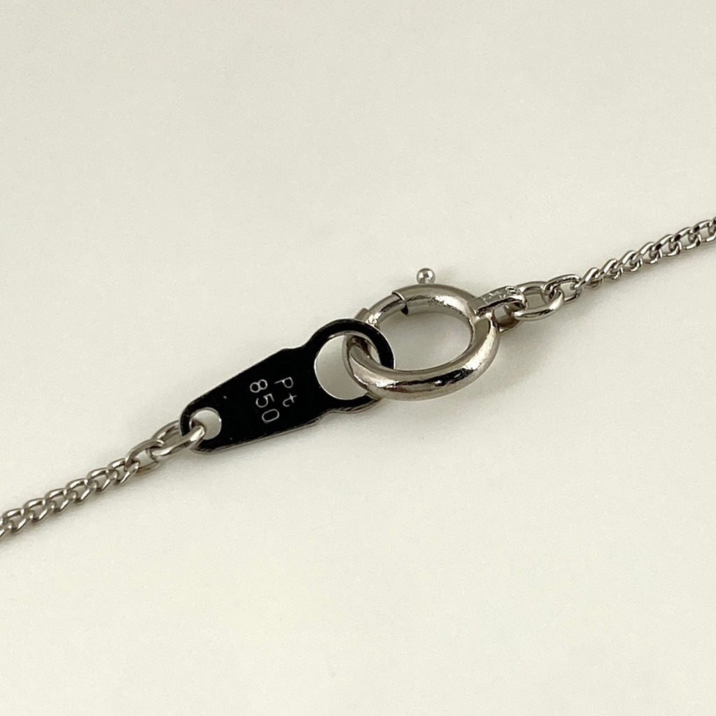 メレダイヤ デザインネックレス プラチナ ペンダント ネックレス Pt900 Pt850 ダイヤモンド レディース 【中古】nbjwl