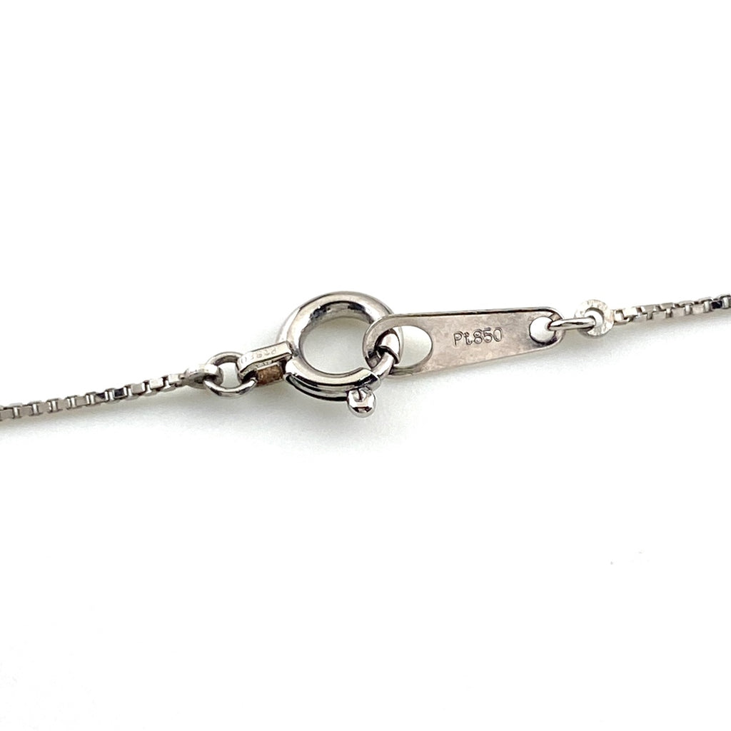 メレダイヤ デザインネックレス プラチナ ペンダント ネックレス Pt900 Pt850 ダイヤモンド レディース 【中古】nbjwl