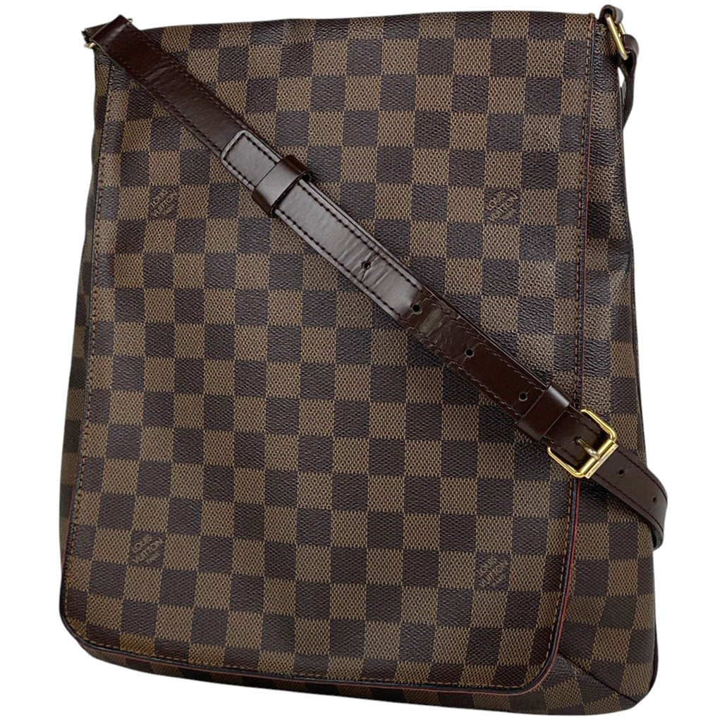 ルイ・ヴィトン ミュゼット 斜め掛け ショルダーバッグ ダミエ ブラウン N51302 レディース 【中古】brbag