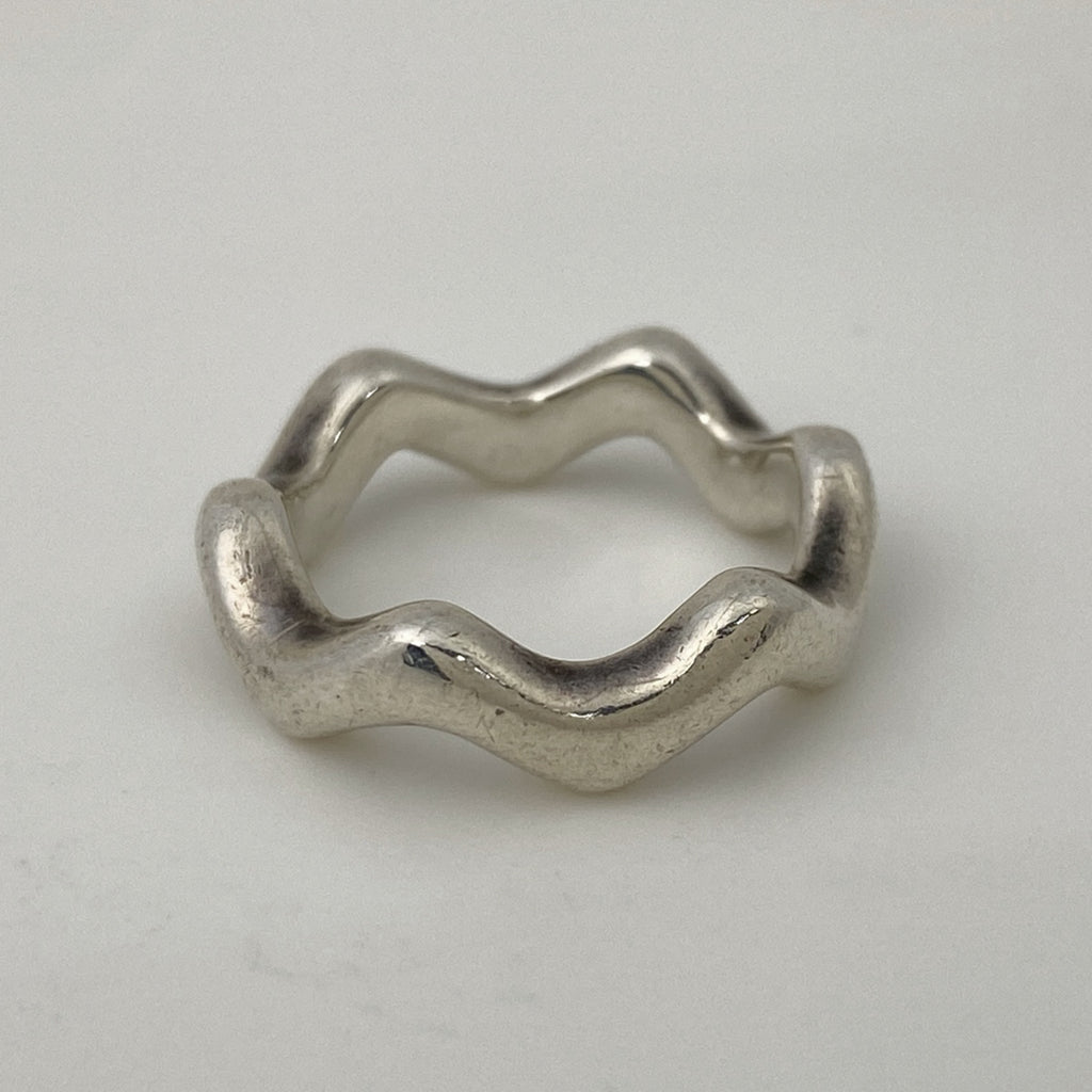 ティファニー ジグザグ リング 指輪 リング 6.5号 シルバー925 シルバー レディース 【中古】bracc