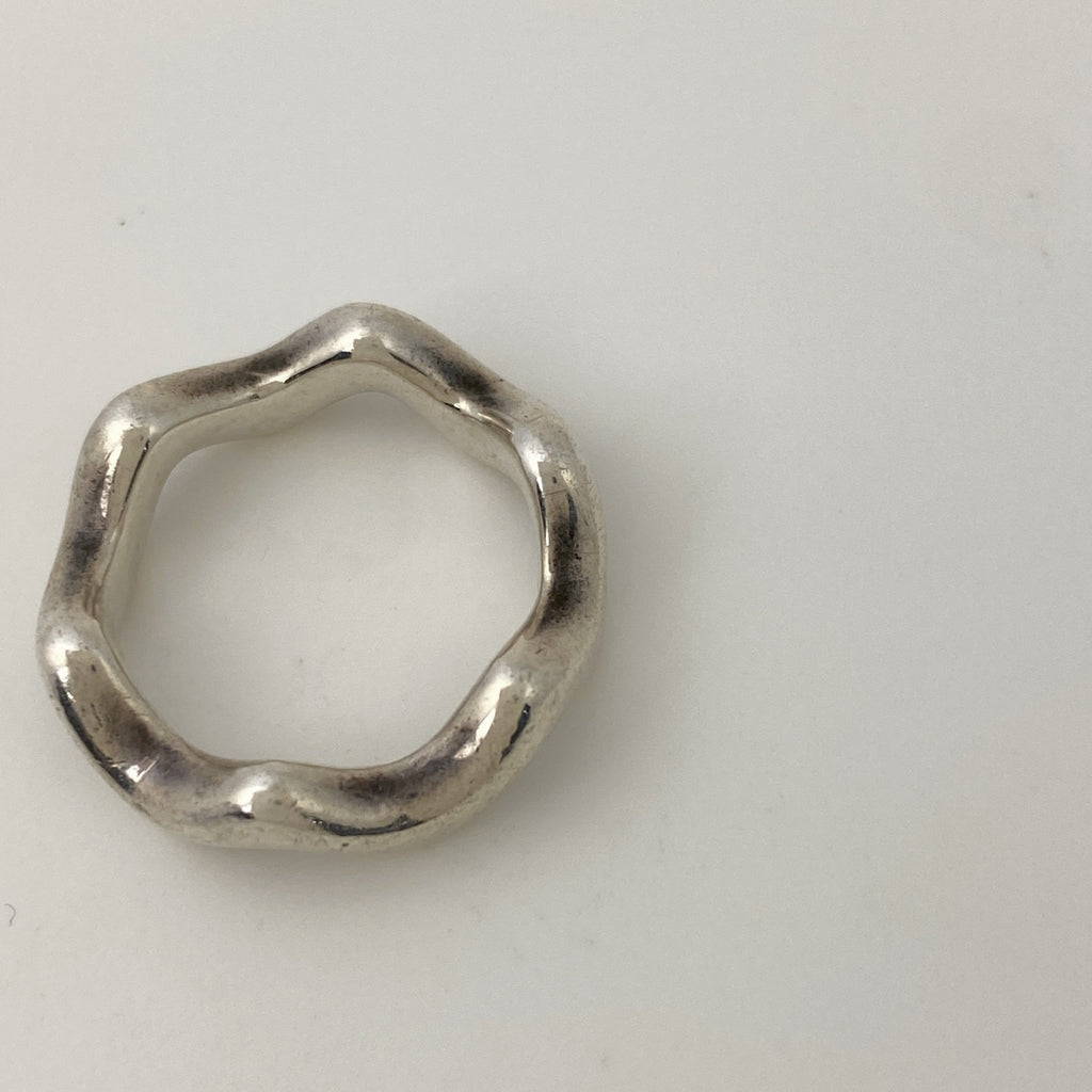 ティファニー ジグザグ リング 指輪 リング 6.5号 シルバー925 シルバー レディース 【中古】bracc