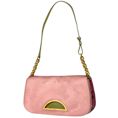 クリスチャンディオール マリスパール ショルダーバッグ ハンドバッグ ショルダーバッグ ハラコ ピンク レディース 【中古】 brbag