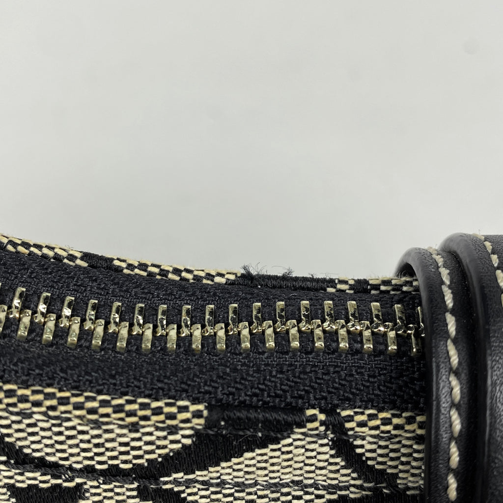 コーチ シグネチャー ハンドバッグ ミニ 肩掛け ハンドバッグ キャンバス ブラック 6362 レディース 【中古】brbag