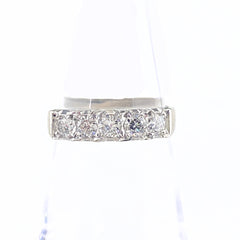 メレダイヤ デザインリング プラチナ 指輪 リング 12号 Pt850 ダイヤモンド レディース 【中古】nbjwl