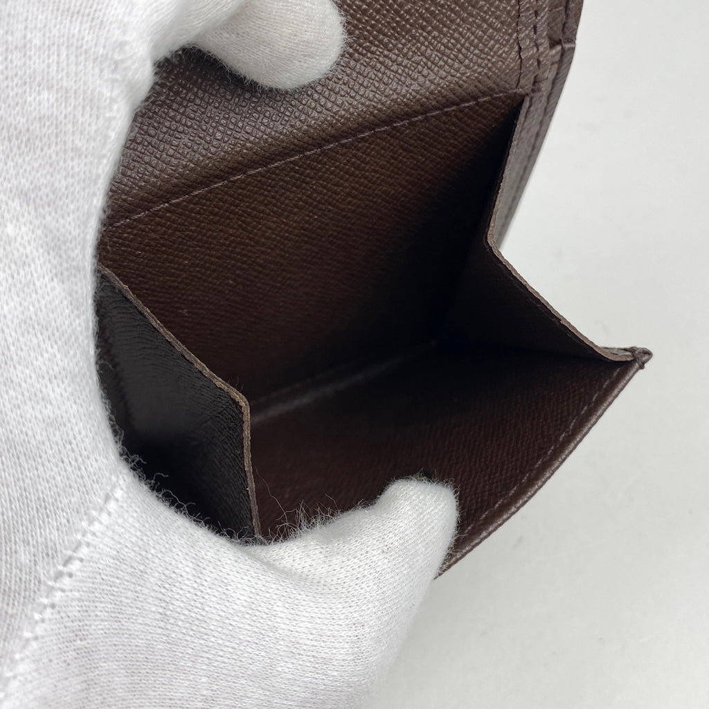 ルイ・ヴィトン ポルトフォイユ マルコ 札入れ 小銭入れ 二つ折り財布 ダミエ ブラウン N61675 メンズ 【中古】brbag