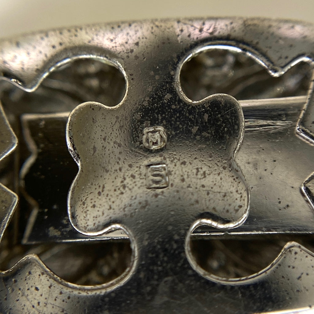 ミキモト パール デザインブレスレット シルバー 真珠 silver 腕輪 ブレスレット SV パール レディース 【中古】brjwl
