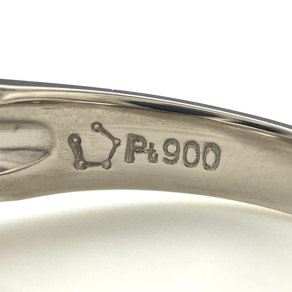 星の砂 メレダイヤ デザインリング プラチナ 指輪 リング 10号 Pt900 ダイヤモンド レディース 【中古】brjwl