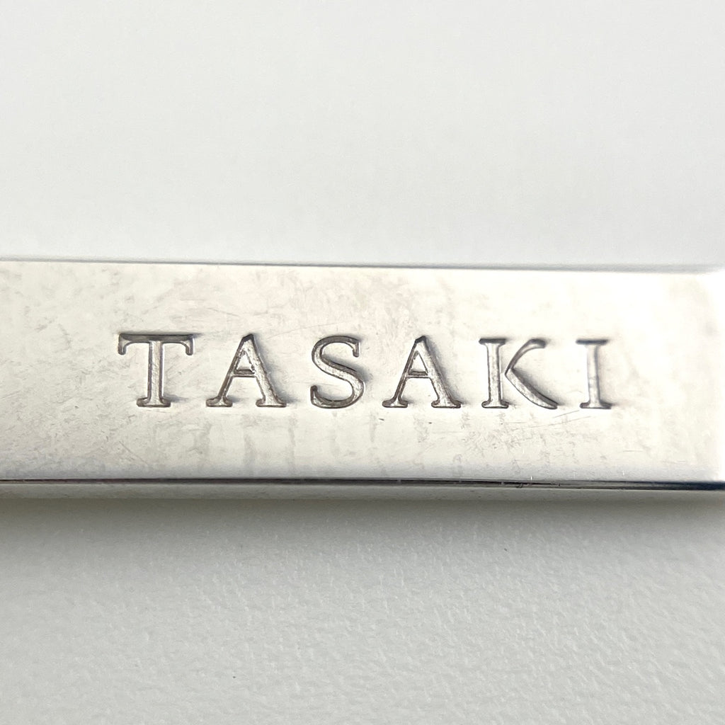 タサキ パール デザインネックレス ペンダント メレダイヤ 真珠 ダイヤモンド ネックレス 750 タンザナイト アクアマリン レディース 【中古】brjwl