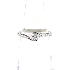 俄 NIWAKA ダイヤモンド デザインリング プラチナ 指輪 リング 8号 Pt950 ダイヤモンド レディース 【中古】brjwl