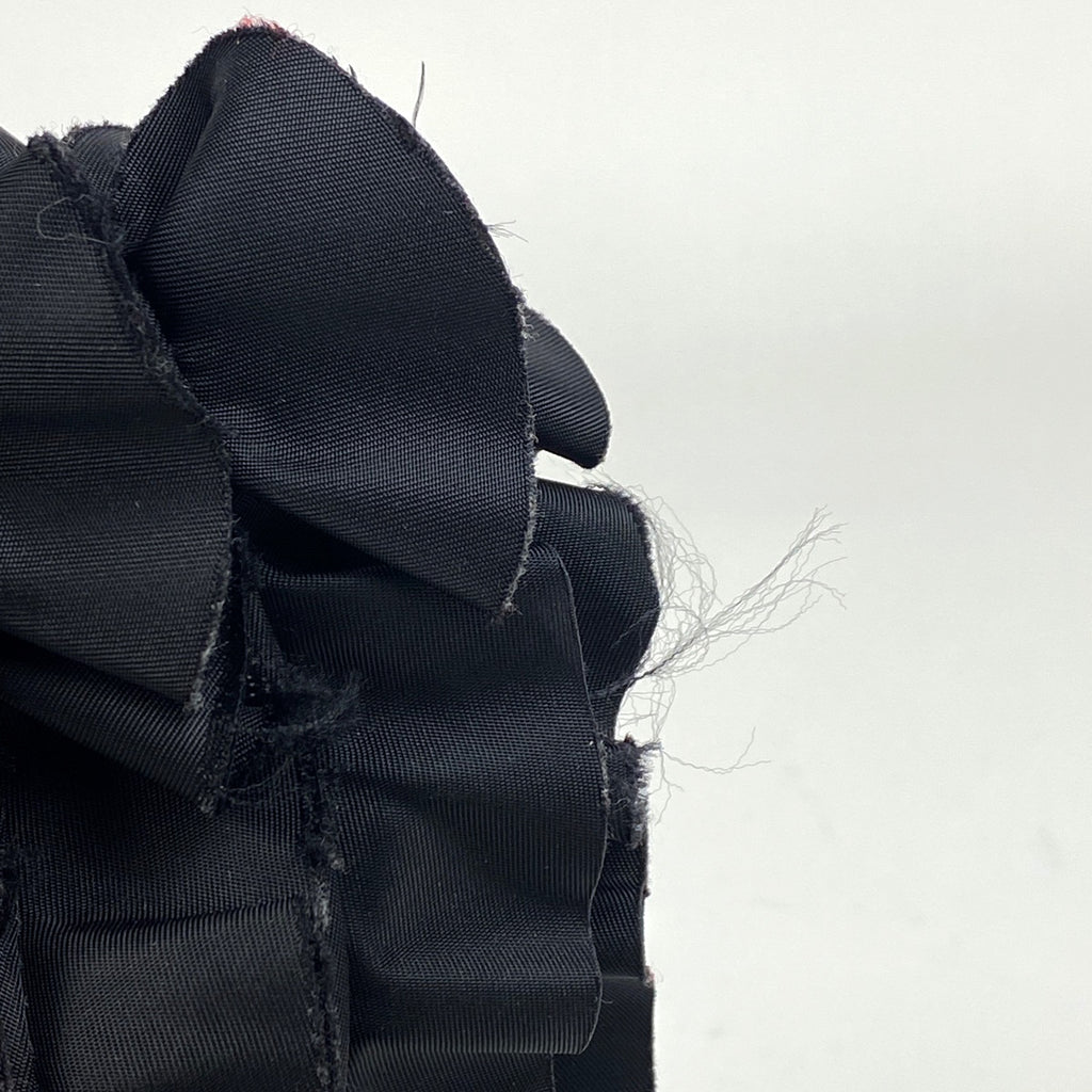 プラダ ロゴ ハンドバッグ 手提げ フリル ハンドバッグ ナイロン ネロ(ブラック) レディース 【中古】brbag