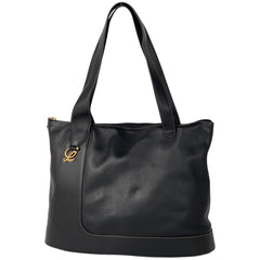 ロエベ アナグラム トートバッグ ショルダーバッグ トートバッグ レザー ブラック レディース 【中古】brbag