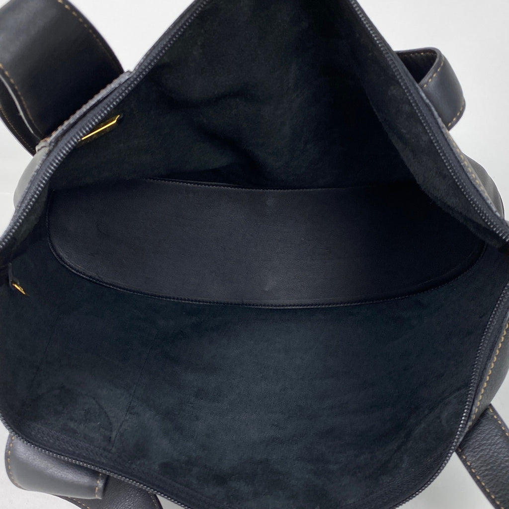 ロエベ アナグラム トートバッグ ショルダーバッグ トートバッグ レザー ブラック レディース 【中古】brbag