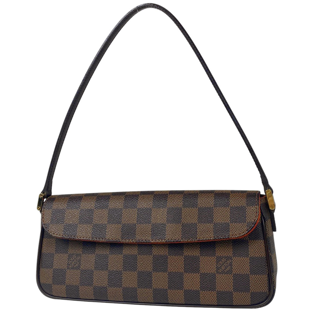 ルイ・ヴィトン レコレータ ワンショルダー 手提げ 肩掛け ハンドバッグ ダミエ ブラウン N51299 レディース 【中古】brbag