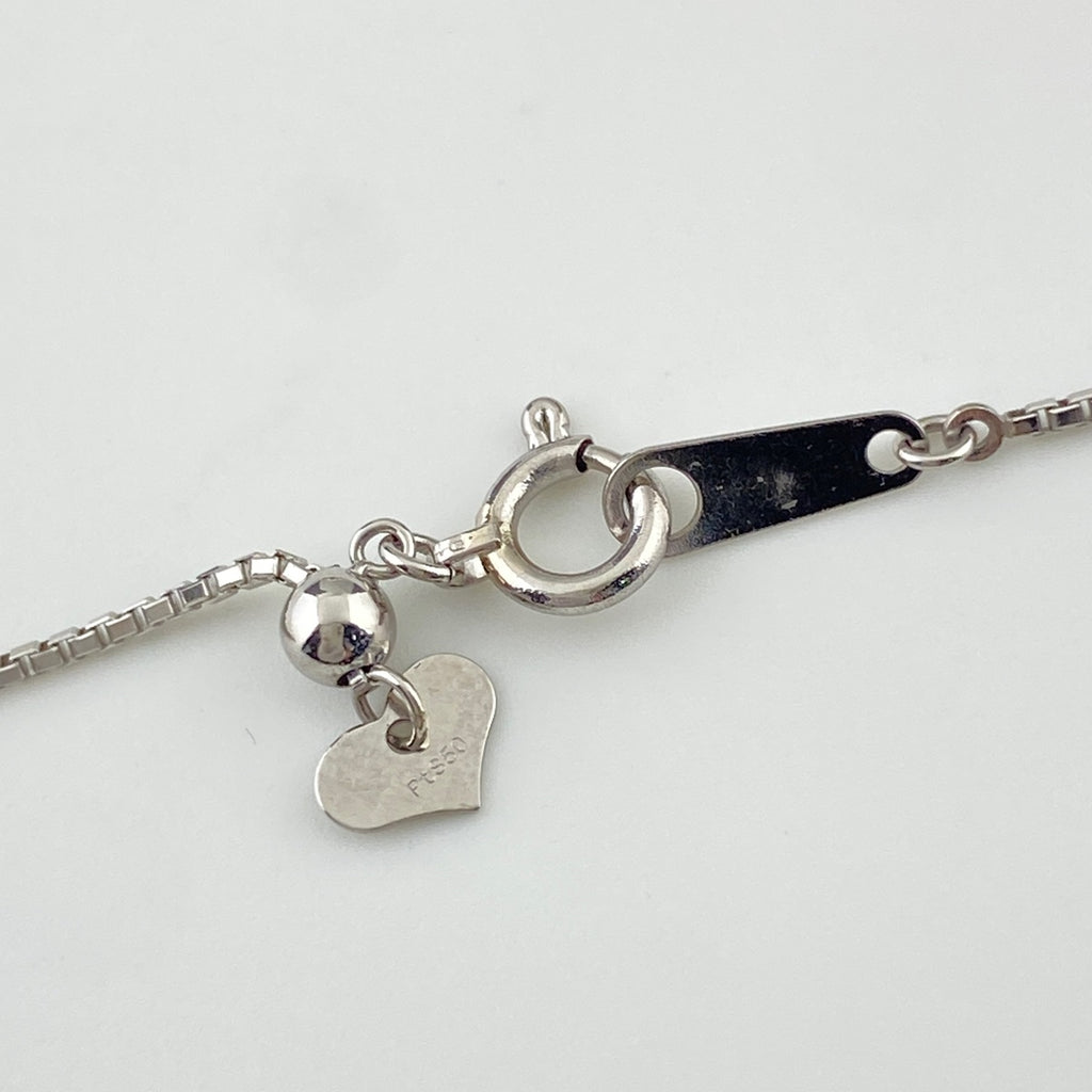 メレダイヤ デザインネックレス プラチナ ペンダント ネックレス Pt900 Pt850 ダイヤモンド レディース 【中古】nbjwl