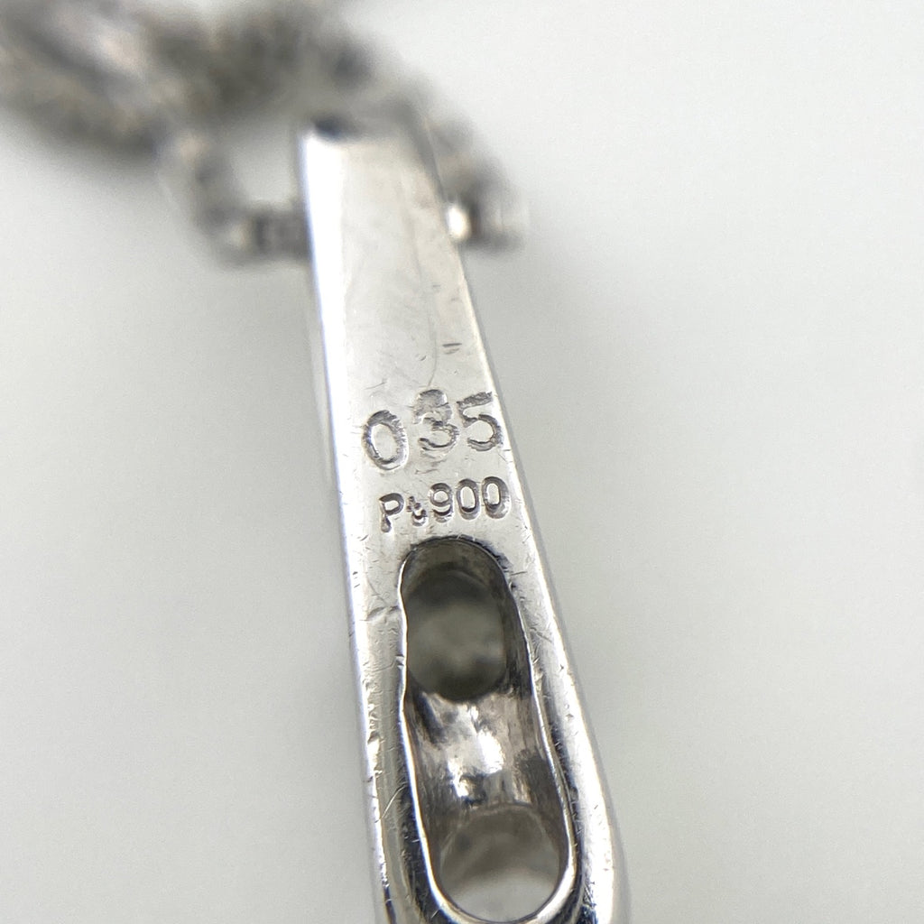 メレダイヤ デザインネックレス プラチナ ペンダント ネックレス Pt900 Pt850 ダイヤモンド レディース 【中古】nbjwl