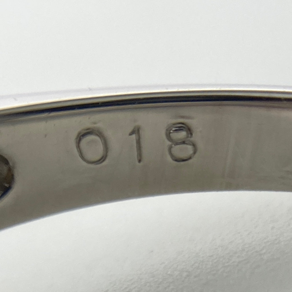 パール デザインリング プラチナ 指輪 メレダイヤ 真珠 リング 11.5号 Pt900 パール ダイヤモンド レディース 【中古】nbjwl