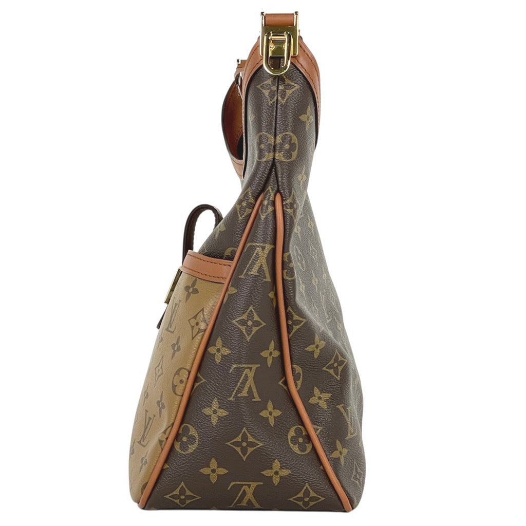 ルイ・ヴィトン ホーボー ドーフィーヌ MM 2WAY 斜め掛け モノグラム リバース ショルダーバッグ モノグラム ブラウン M45195 レディース 【中古】brbag