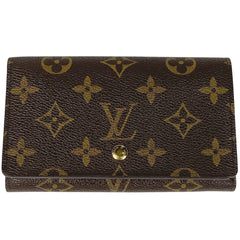 ルイ・ヴィトン ポルト モネ ビエ トレゾール 札入れ 小銭入れ 二つ折り財布 モノグラム ブラウン M61730 レディース 【中古】brbag