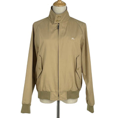 バーバリー ロゴ ジップアップ ブルゾン 裏チェック メンズ アウター ブルゾン 綿 ポリエステル ベージュ レディース 【中古】brapp