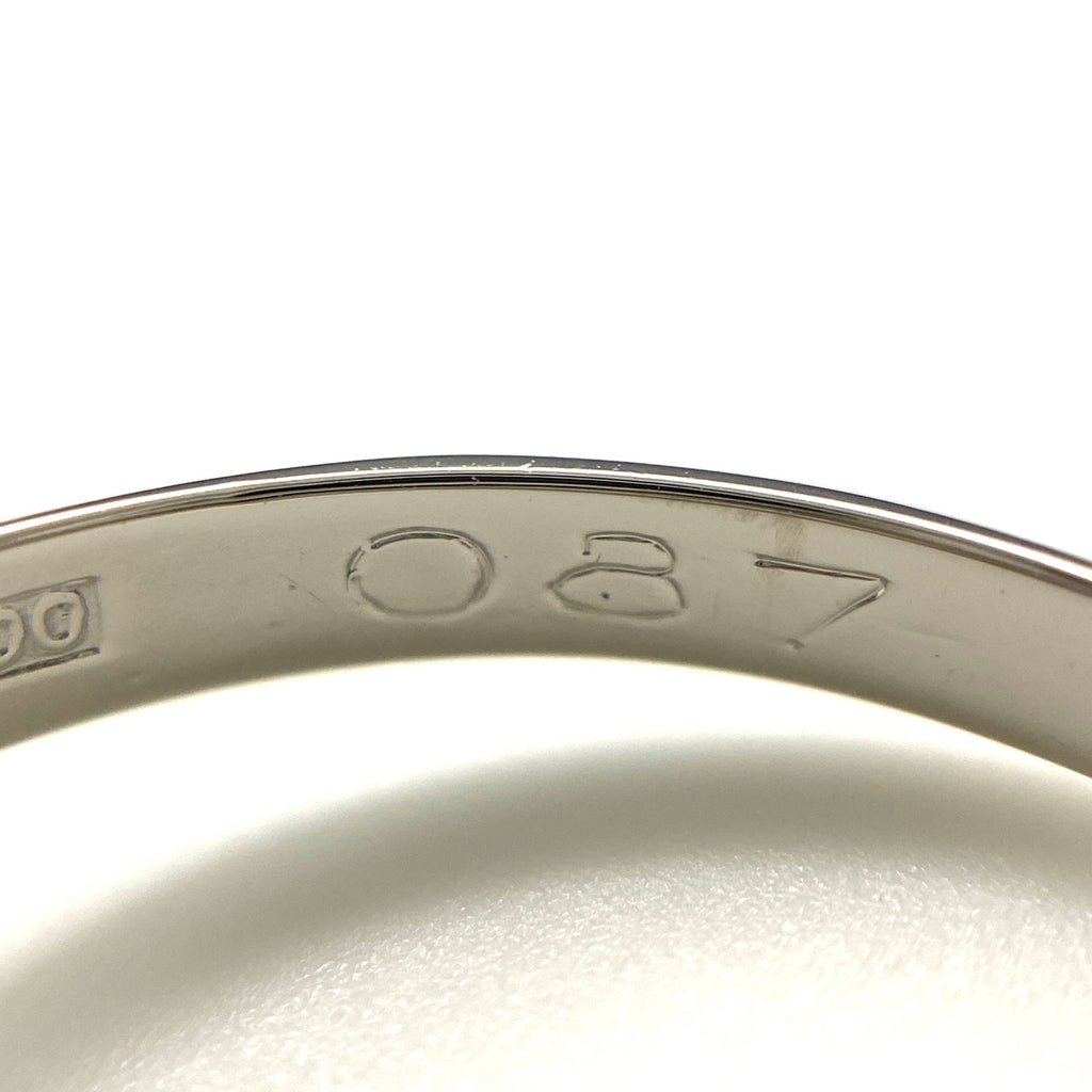 ピンクサファイア デザインリング プラチナ 指輪 メレダイヤ リング 12.5号 Pt900 ピンクサファイア ダイヤモンド レディース 【中古】nbjwl