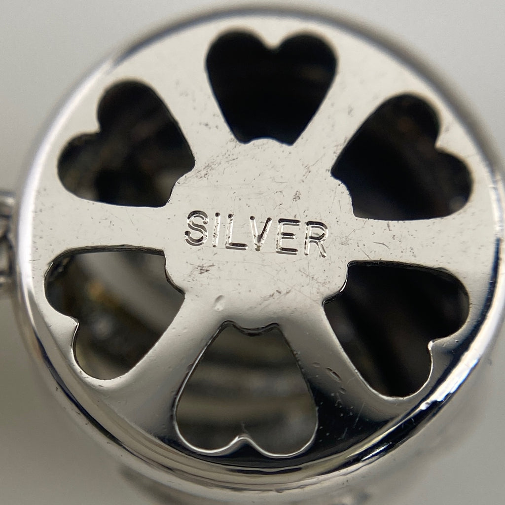 パール デザインネックレス シルバー 真珠 ネックレス SV パール レディース 【中古】nbjwl