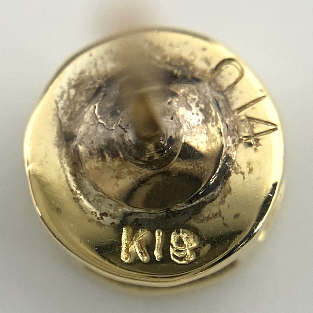メレダイヤ デザインピアス YG イエローゴールド ピアス K18 ダイヤモンド レディース 【中古】nbjwl