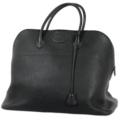 エルメス ボリード 45 旅行 ハンドバッグ アルデンヌ ブラック 〇W レディース 【中古】brbag