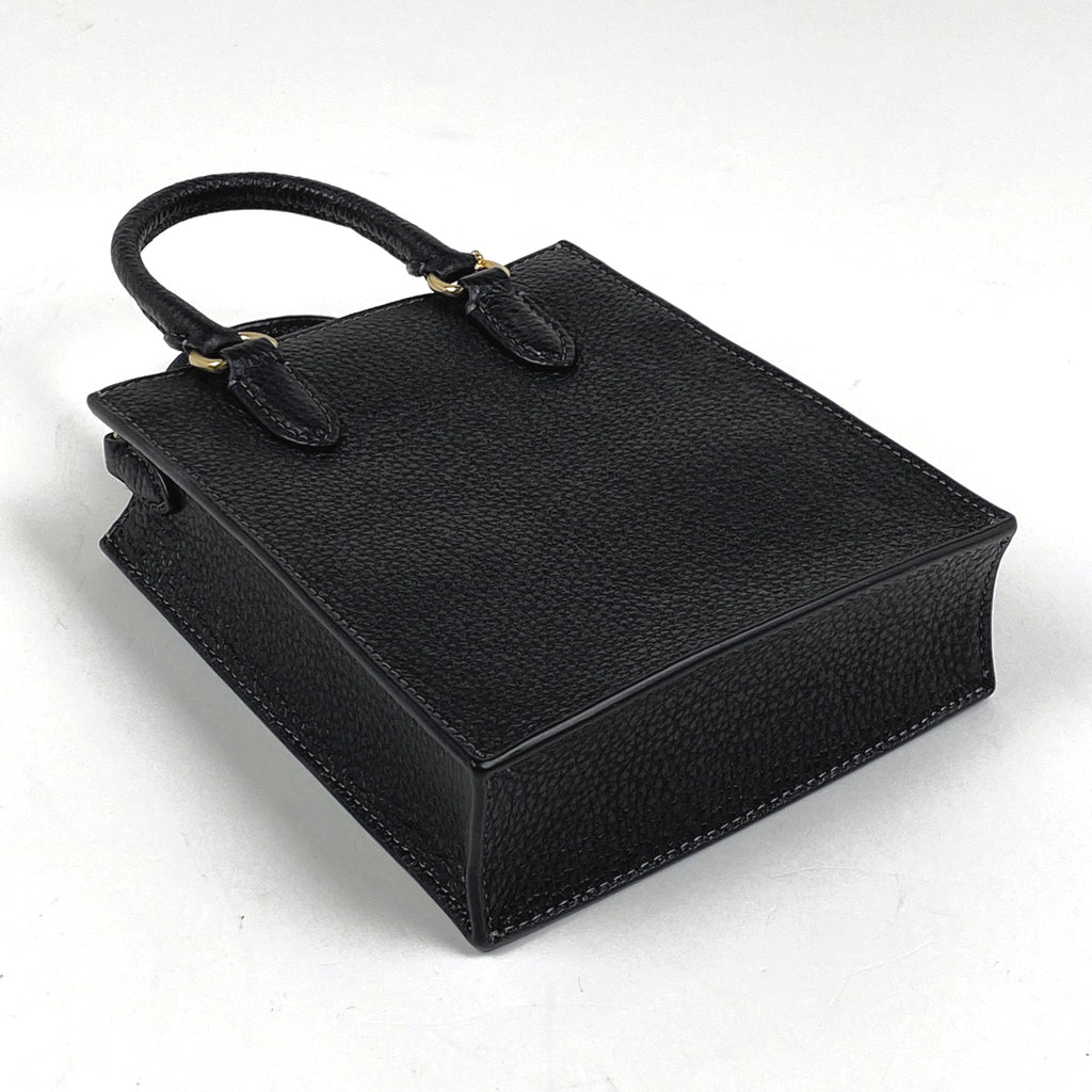 コーチ ロゴ ハンドバッグ 2WAY ミニ ショルダーバッグ ハンドバッグ レザー ブラック CJ500 レディース 【中古】brbag