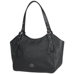 コーチ メドウ ショルダーバッグ トートバッグ ロゴ ショルダーバッグ レザー ブラック CM074 レディース 【中古】brbag