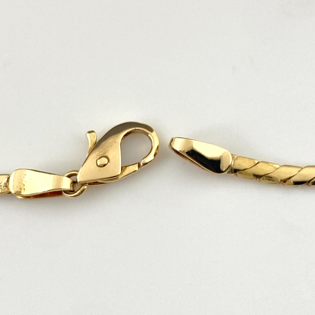 ポーラ メレダイヤ デザインネックレス YG イエローゴールド ペンダント ネックレス 750 ダイヤモンド レディース 【中古】brjwl