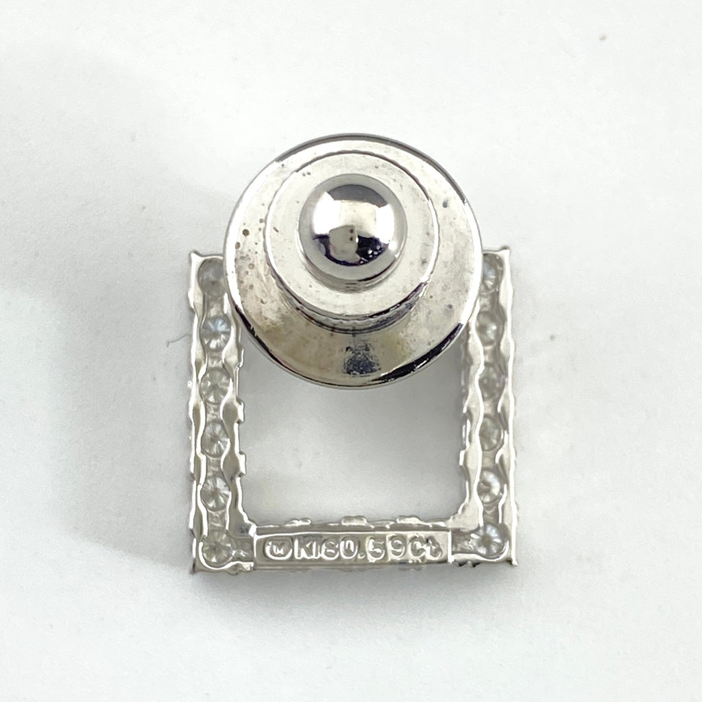 ミキモト メレダイヤ タイタック タイピン タイピン K18 ダイヤモンド メンズ 【中古】brjwl