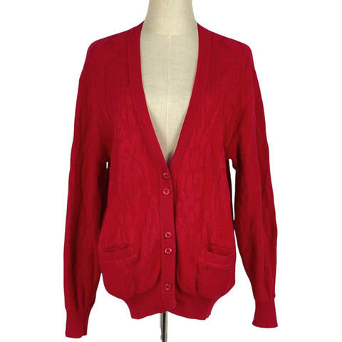 Burberry ダークグレー Vネックカーディガン Burberry ダークグレー Vネックカーディガン