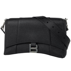 バレンシアガ ダウンタウン ショルダーバッグ Bロゴ ショルダーバッグ レザー ブラック 736472 レディース 【中古】brbag