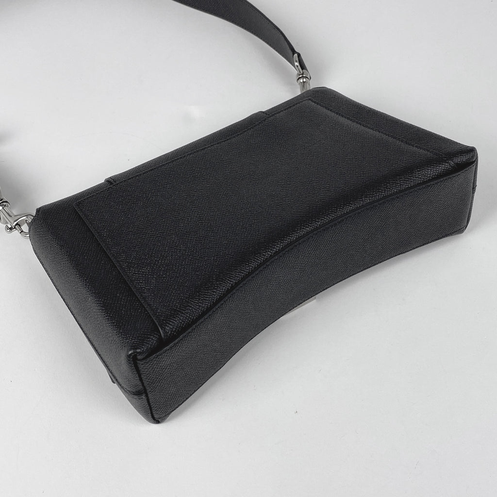 バレンシアガ ダウンタウン ショルダーバッグ Bロゴ ショルダーバッグ レザー ブラック 736472 レディース 【中古】brbag