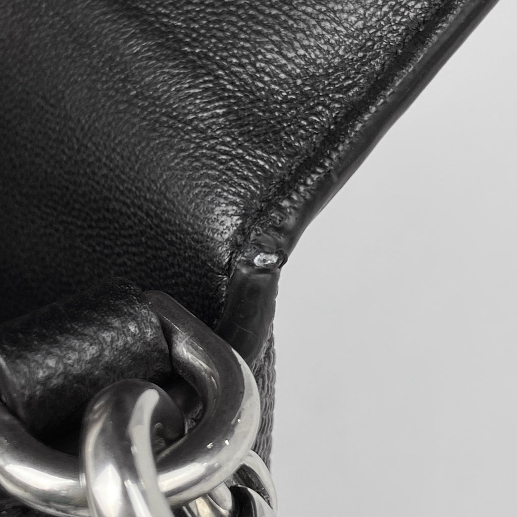 バレンシアガ ダウンタウン ショルダーバッグ Bロゴ ショルダーバッグ レザー ブラック 736472 レディース 【中古】brbag
