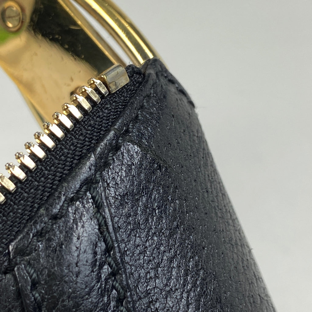 グッチ ホースビット柄 ショルダーバッグ ワンショルダー ハンドバッグ ショルダーバッグ キャンバス ブラック 145764 レディース 【中古】brbag