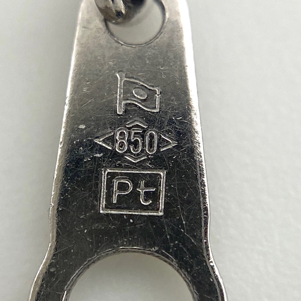 メレダイヤ デザインネックレス プラチナ ペンダント ネックレス Pt900 Pt850 ダイヤモンド レディース 【中古】nbjwl