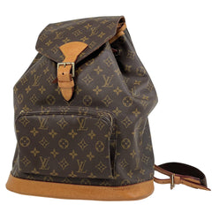 ルイ・ヴィトン モンスリ GM バックパック デイパック リュック モノグラム ブラウン M51135 レディース 【中古】brbag