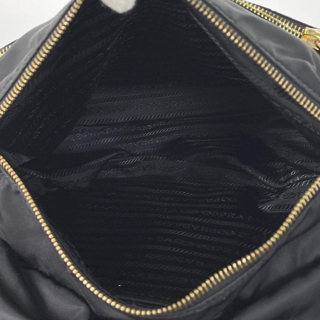 プラダ ロゴ ショルダーバッグ 斜め掛け ショルダーバッグ ナイロン ネロ(ブラック) BT0687 レディース 【中古】brbag
