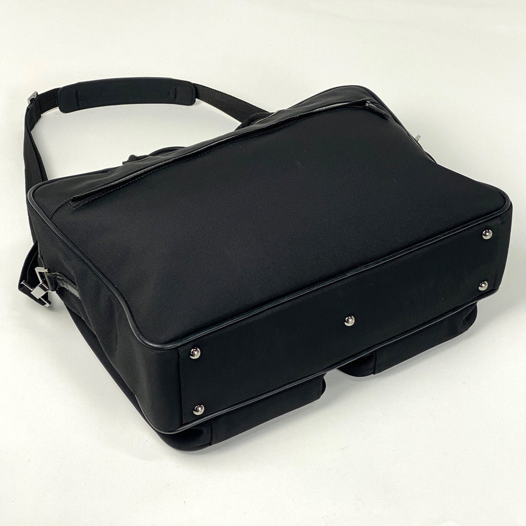 グッチ ロゴ ビジネスバッグ 2WAY ショルダーバッグ ビジネスバッグ ナイロン ブラック 131207 メンズ 【中古】brbag