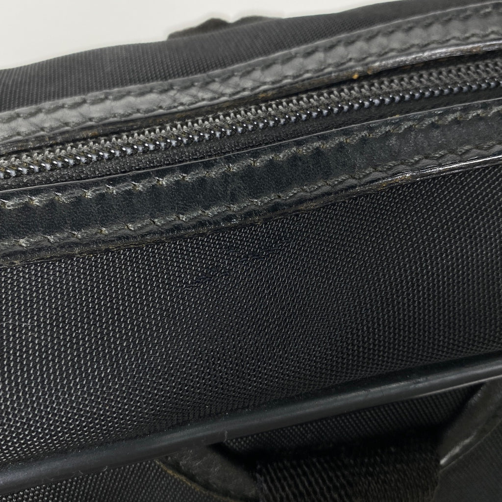 グッチ ロゴ ビジネスバッグ 2WAY ショルダーバッグ ビジネスバッグ ナイロン ブラック 131207 メンズ 【中古】brbag